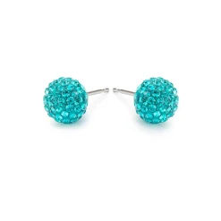 Simply Whispers Large Turquoise Pave Earrings Best