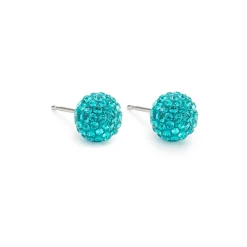 Simply Whispers Large Turquoise Pave Earrings Best