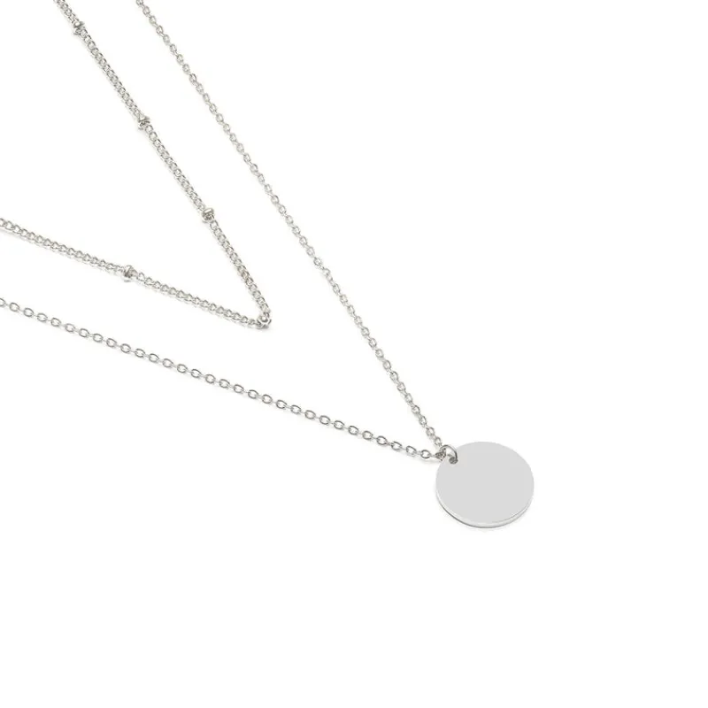 Simply Whispers Layered Coin Necklace Sale