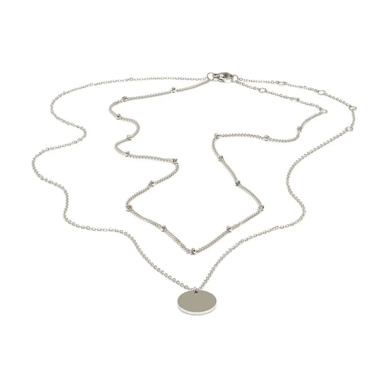 Simply Whispers Layered Coin Necklace Sale