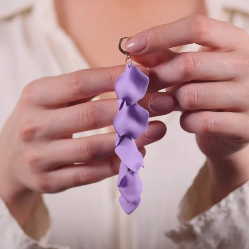 Simply Whispers Lilac Wisteria Dangle Earrings Best