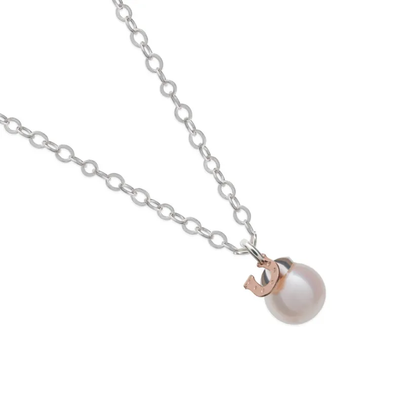 Simply Whispers Lucky Horseshoe Necklace Clearance
