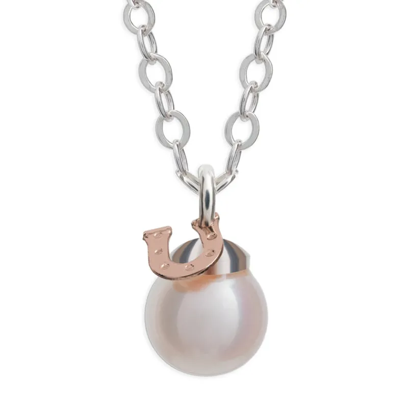 Simply Whispers Lucky Horseshoe Necklace Clearance