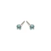 Simply Whispers March Birthstone Stainless Steel Stud Earrings Best