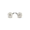 Simply Whispers Medium Crystal Pave Earrings Outlet