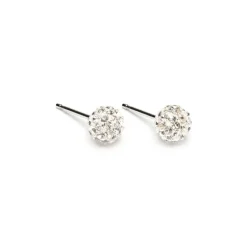 Simply Whispers Medium Crystal Pave Earrings Outlet