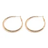 Simply Whispers Medium Graduated Hoop Earrings Fashion