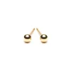 Simply Whispers Mini Ball Stud Earrings Gold Plated Best