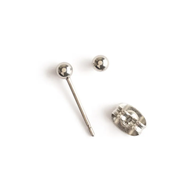 Simply Whispers Mini Ball Titanium Stud Earrings Outlet