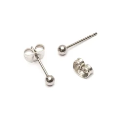 Simply Whispers Mini Ball Titanium Stud Earrings Outlet