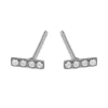 Simply Whispers Mini Bar Stud Earrings Hot