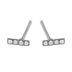 Simply Whispers Mini Bar Stud Earrings Hot