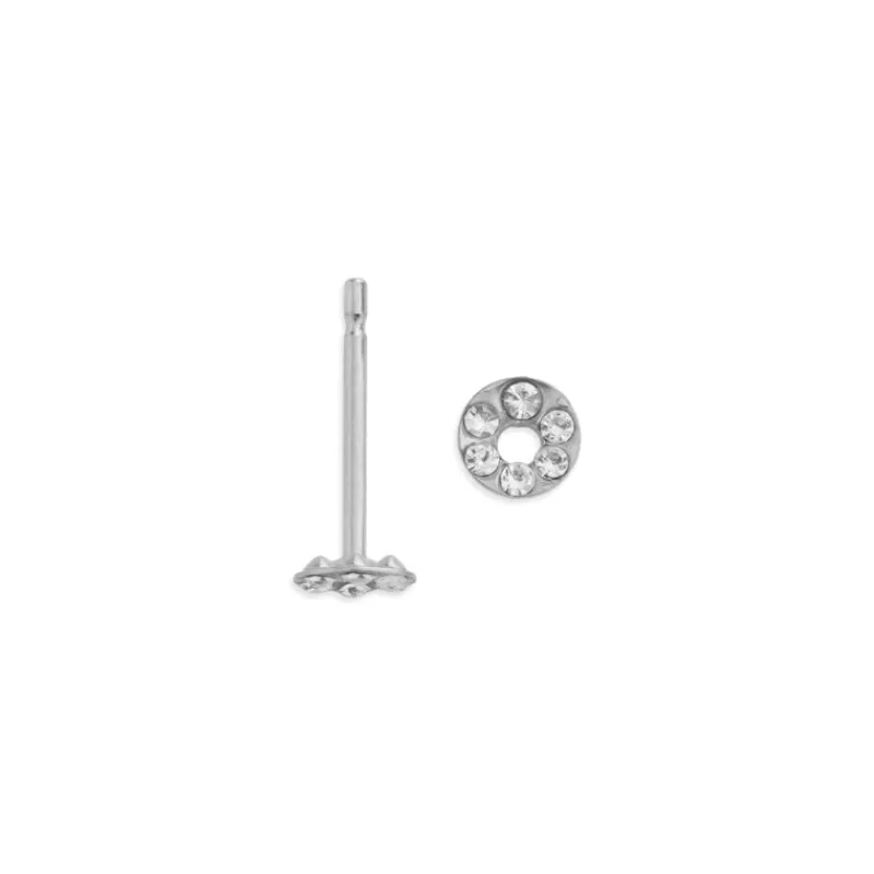 Simply Whispers Mini Circle Stud Earrings Hot