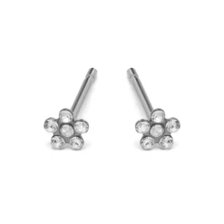 Simply Whispers Mini Flower Stud Earrings Clearance