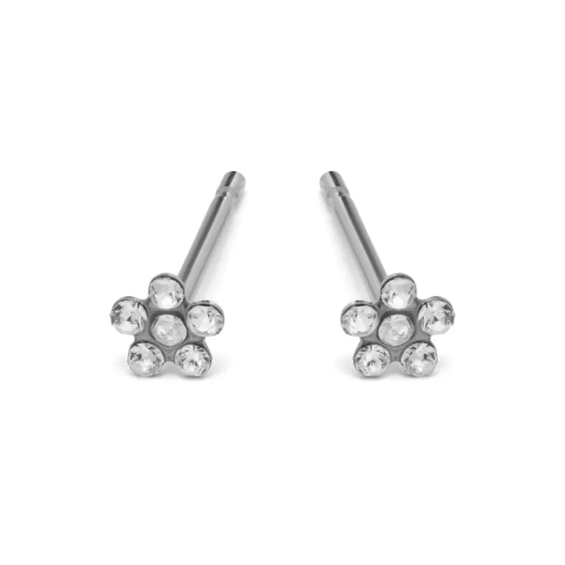 Simply Whispers Mini Flower Stud Earrings Clearance