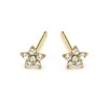 Simply Whispers Mini Star Gold Stud Earrings Sale