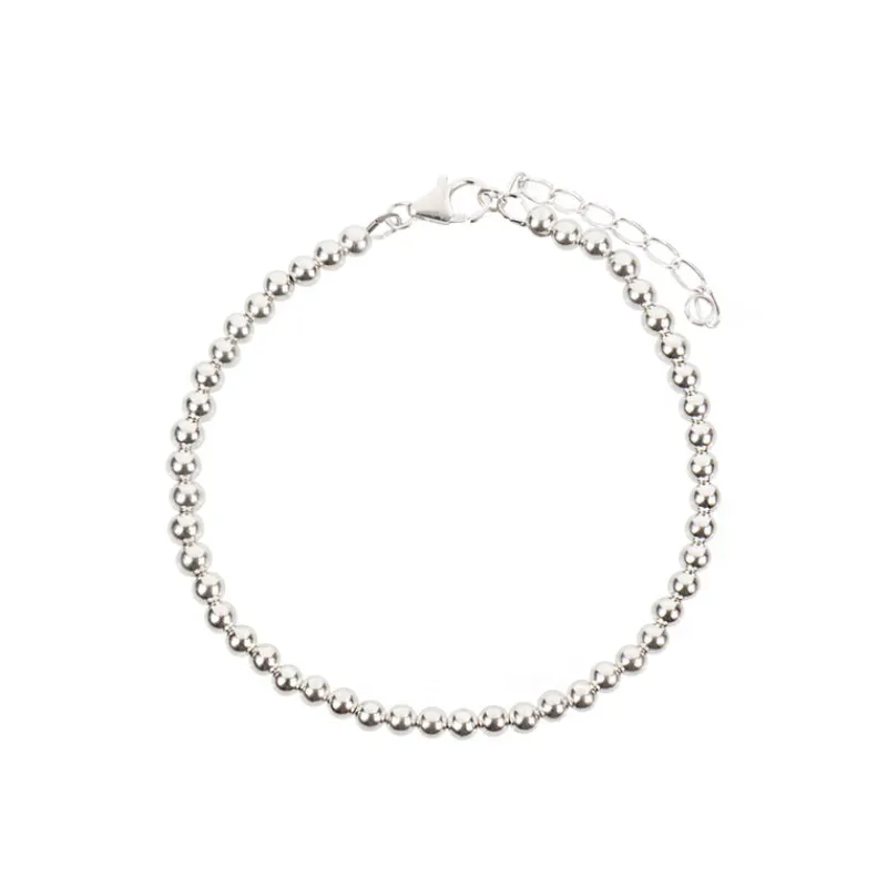 Simply Whispers 4 mm Ball 925 Sterling Silver Bracelet Online