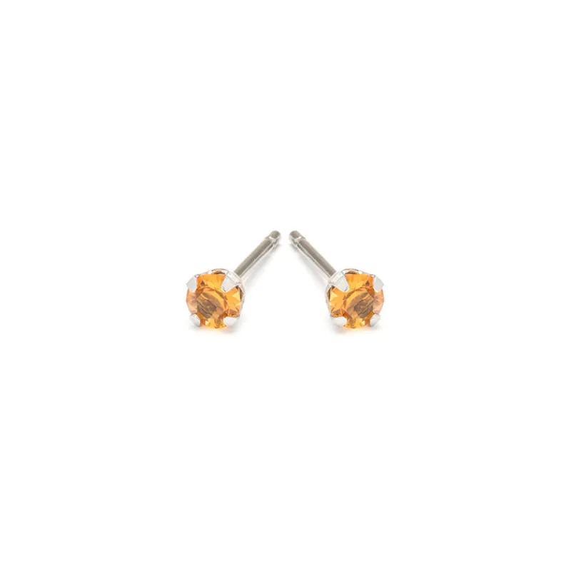 Simply Whispers November Birthstone Stainless Steel Stud Earrings Online