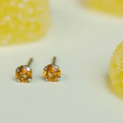Simply Whispers November Birthstone Stainless Steel Stud Earrings Online