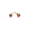 Simply Whispers October Birthstone 14k Gold Plated Earrings Sale