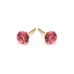 Simply Whispers October Birthstone 5mm Earrings Fashion