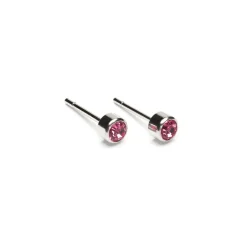 Simply Whispers October Birthstone Stainless Steel Earrings Outlet