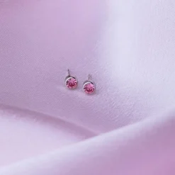 Simply Whispers October Birthstone Stainless Steel Earrings Outlet
