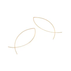 Simply Whispers Oversized Oval Gold Hoop Earrings Best