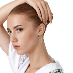 Simply Whispers Oversized Oval Gold Hoop Earrings Best