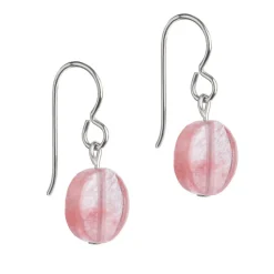 Simply Whispers Peach Titanium French Hook Earrings Hot