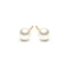 Simply Whispers Pearl Stud Earrings 5mm Gold Plated Best