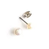 Simply Whispers Pearl Titanium Stud Earrings Outlet
