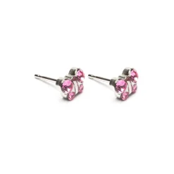Simply Whispers Pink Crystal Butterfly Earrings Sale