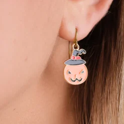 Simply Whispers Pumpkin Niobium French Hook Earrings Fashion