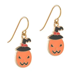 Simply Whispers Pumpkin Niobium French Hook Earrings Fashion