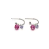 Simply Whispers Purple Beads Hoop Earrings Best