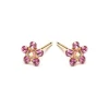 Simply Whispers Rainbow & Pink Gold Plated Daisy Earrings Best