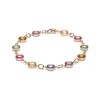Simply Whispers Rainbow Crystal Rose Gold Plated Bracelet Sale