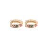 Simply Whispers Rainbow Pave Small Huggie Hoops Online