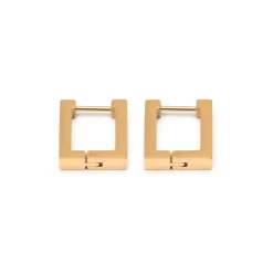 Simply Whispers Rectangle Huggie Hoops Clearance