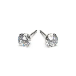 Simply Whispers Round Crystal 5mm Stud Earrings Clearance
