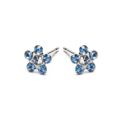 Simply Whispers Sapphire Daisy Earrings Outlet