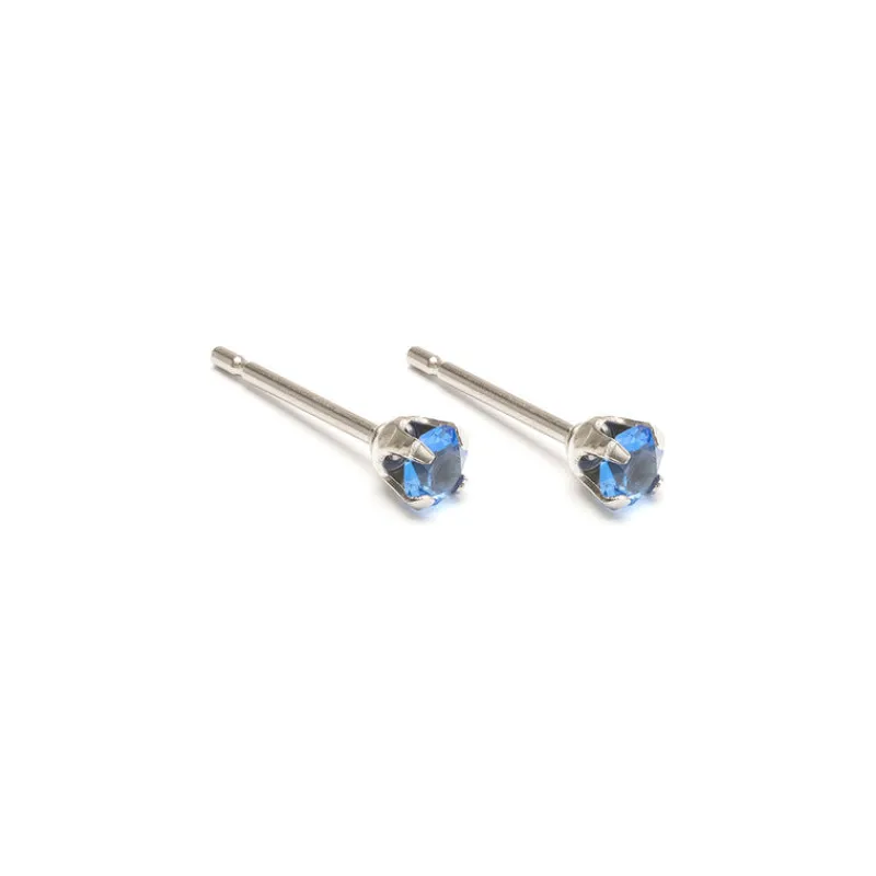 Simply Whispers September Birthstone Stainless Steel Stud Earrings Outlet