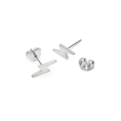 Simply Whispers Silver Lightning Stud Earrings Sale