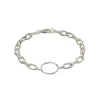 Simply Whispers Silver Paperclip Bracelet Fashion