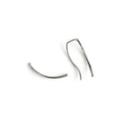 Simply Whispers Silver Plain Ear Climber Clearance