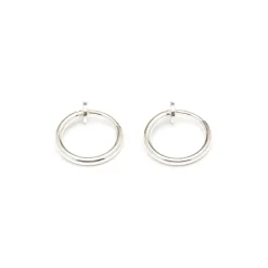 Simply Whispers Silver Small Clip On Earrings Outlet