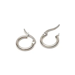 Simply Whispers Silver Small Hoop Earrings Sale