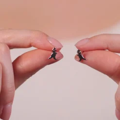 Simply Whispers Silver T-Rex Stud Earrings Best