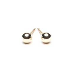 Simply Whispers Small Ball Stud Earrings Gold Plated Best